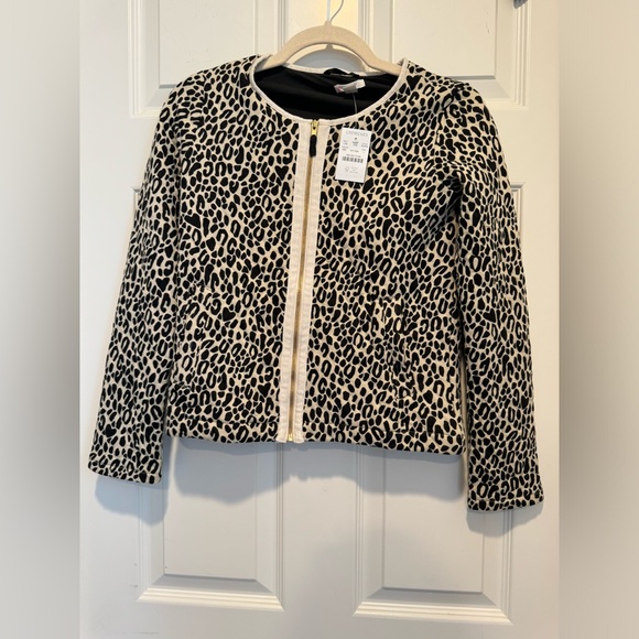 Girls' quilted jacket in leopard print J. Crew crewcuts large 10-12 new with tag - Picture 6 of 11